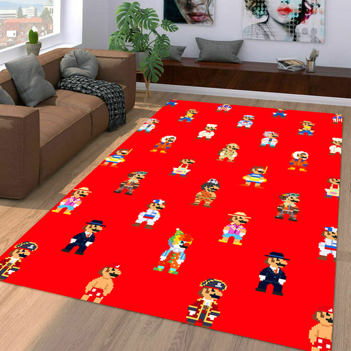 super mario pixels avatar Living room carpet rugs