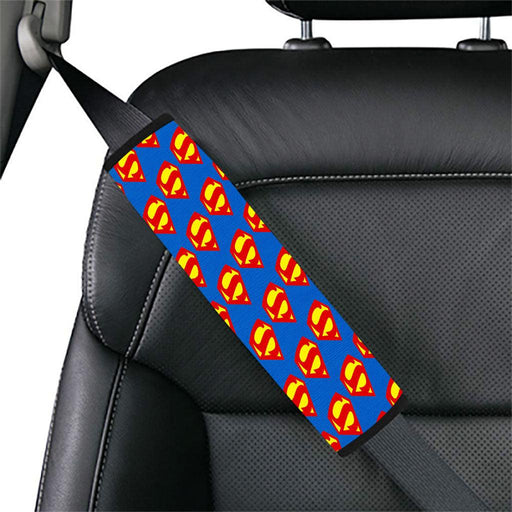 superman logo superhero cartoon Car seat belt cover