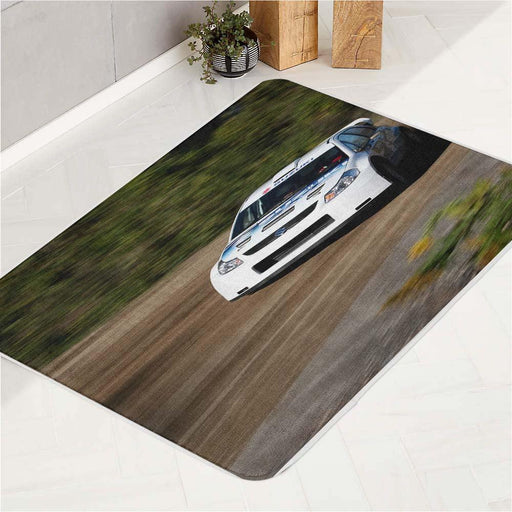 speed of car racing bath rugs