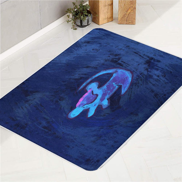 the lion king iconic blue color bath rugs