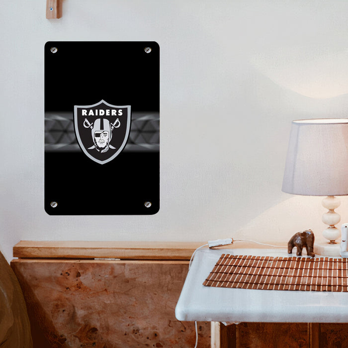 speed of raiders football nfl Poster Metal print wall art