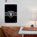 speed of raiders football nfl Poster Metal print wall art