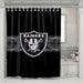 speed of raiders football nfl shower curtains