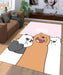 three character we bare bears Living room carpet rugs