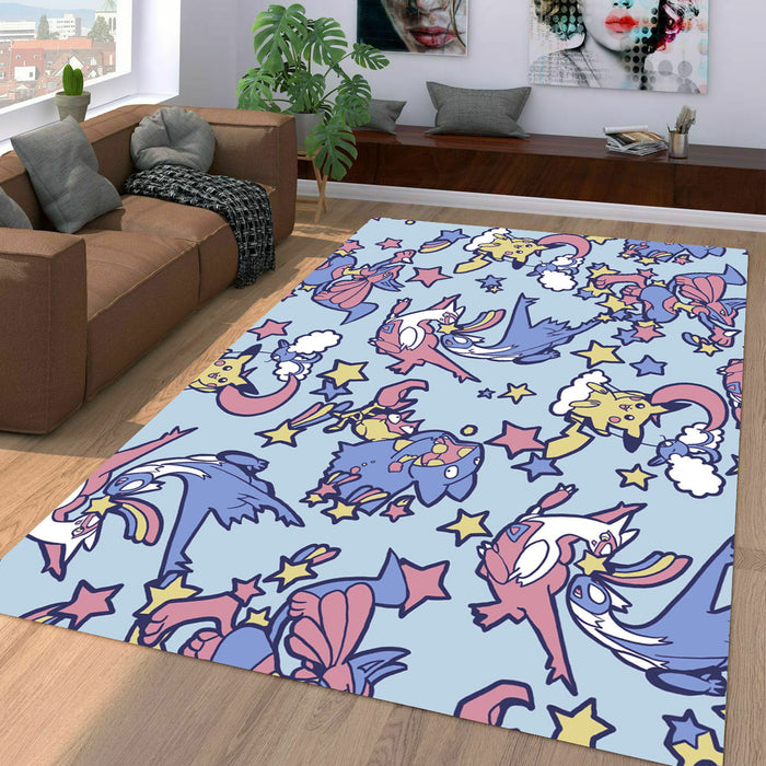 swablu pokemon species Living room carpet rugs