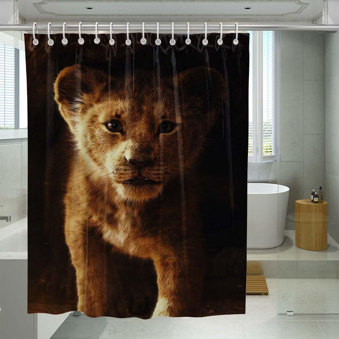 three we bare bears close up shower curtains