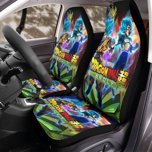 the movie dragon ball super broly Car Seat Covers
