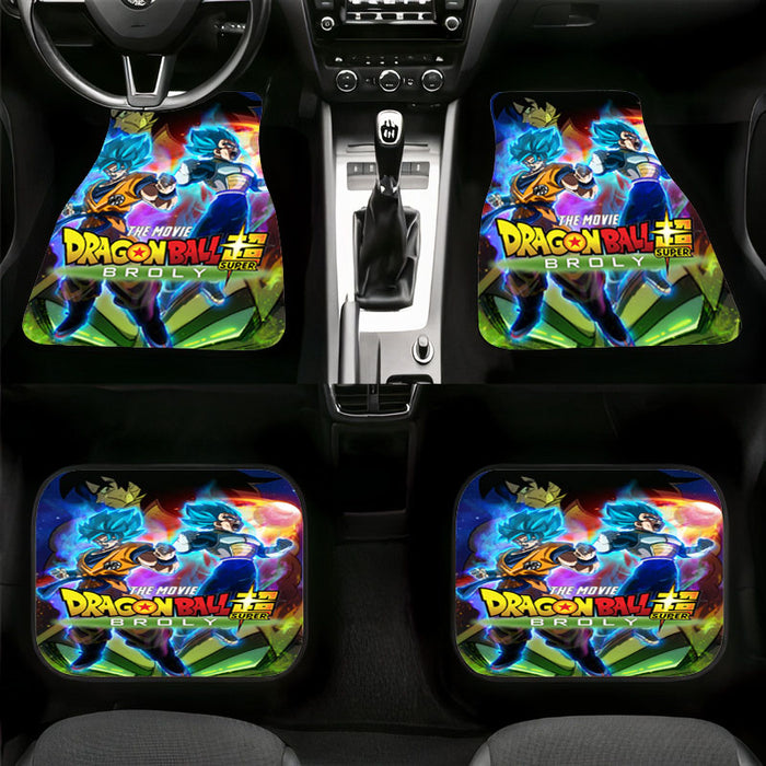 the movie dragon ball super broly Car floor mats Universal fit