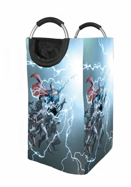 thunder justice league Laundry Hamper | Laundry Basket