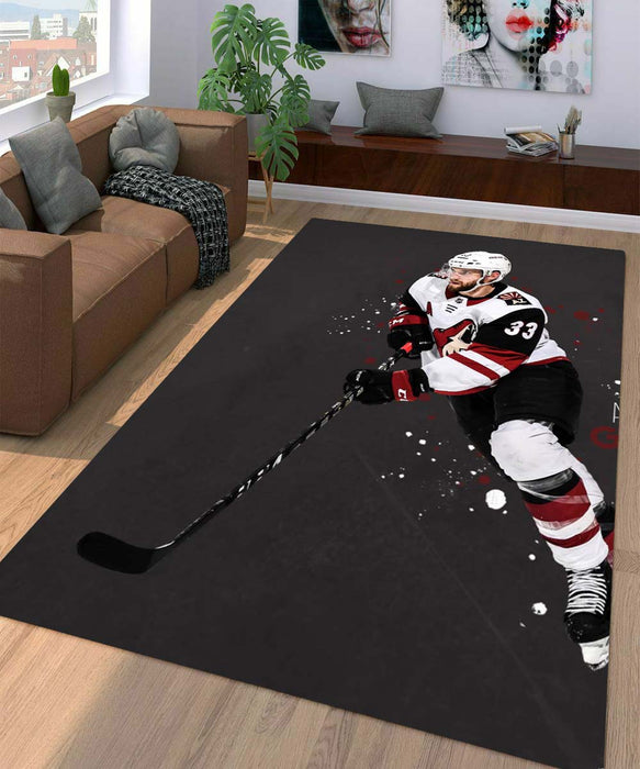 splash nhl player Living room carpet rugs