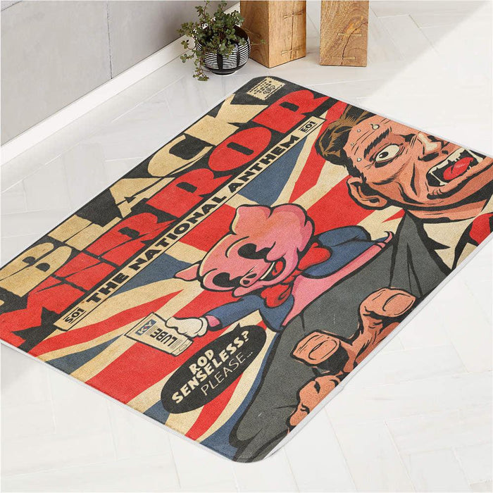 the national anthem black mirror bath rugs