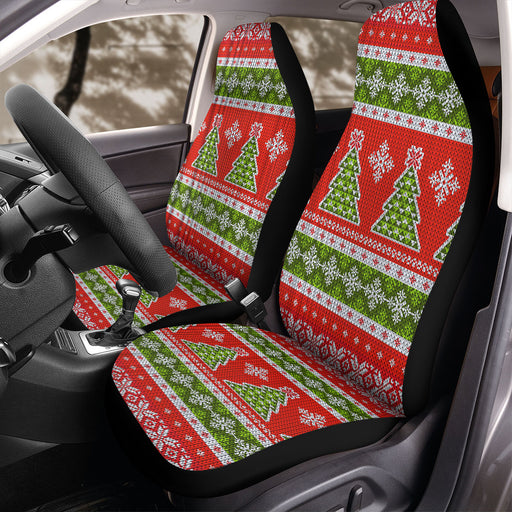 sweater christmas weaving Car Seat Covers