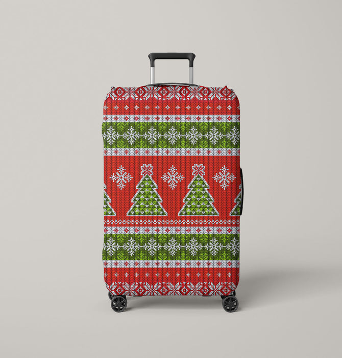 sweater christmas weaving Luggage Cover | suitcase