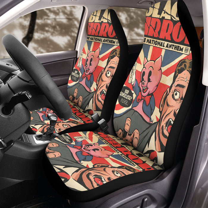 the national anthem black mirror Car Seat Covers