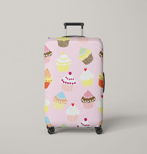 sweet cupcakes cute food Luggage Cover | suitcase