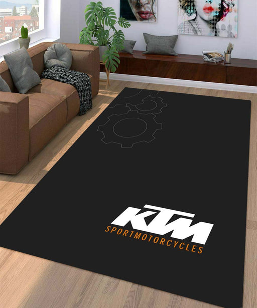 sport motorcycles ktm outline Living room carpet rugs