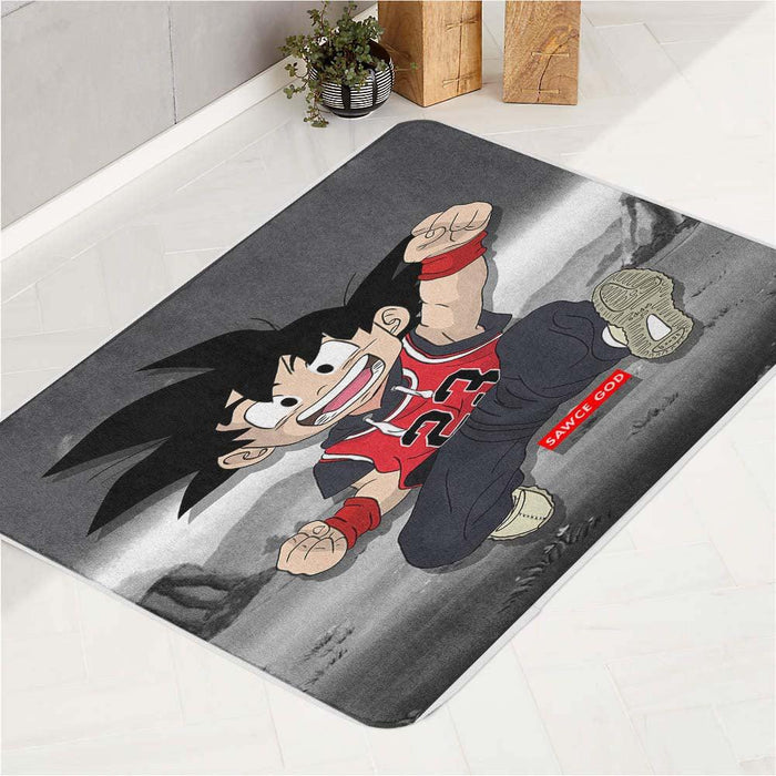 sportwear dragon ball bath rugs