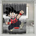 sportwear dragon ball shower curtains