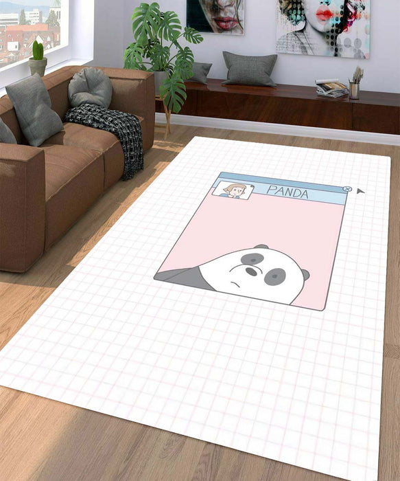 timeline panda we ware bears Living room carpet rugs