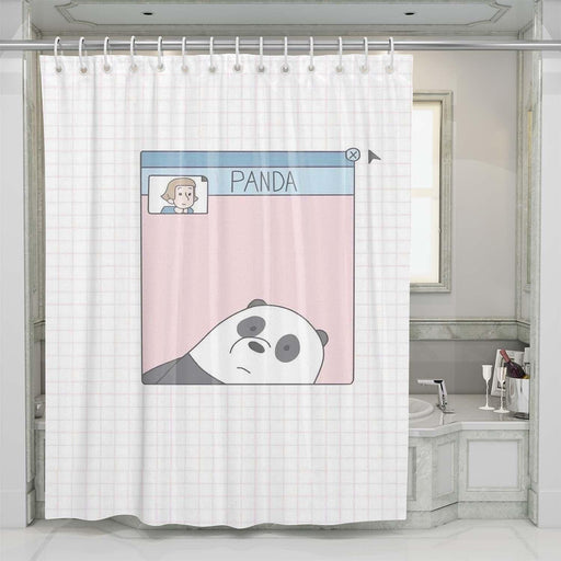 timeline panda we ware bears shower curtains