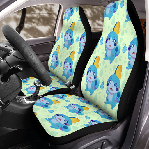 sword and shield sad pokemon Car Seat Covers