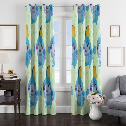 sword and shield sad pokemon window Curtain