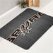 spurs wood logo bath rugs