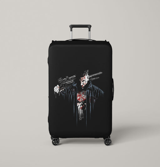 the punisher with weapon Luggage Covers | Suitcase