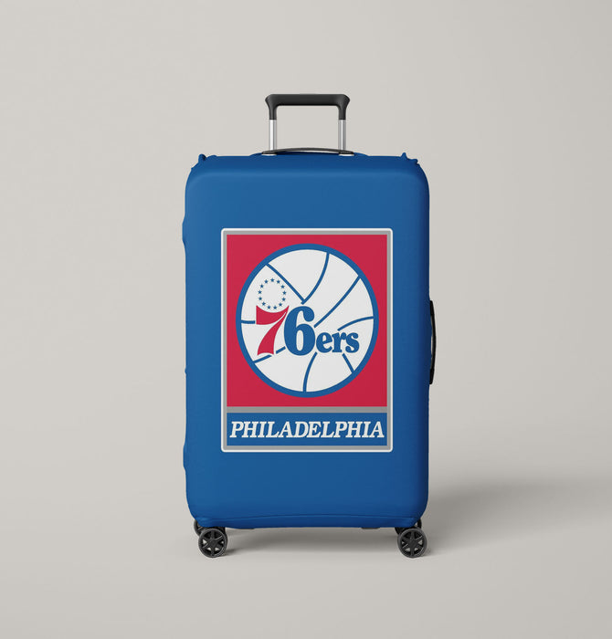 square logo philadelphia 76ers Luggage Covers | Suitcase