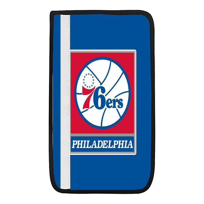 square logo philadelphia 76ers Car seat belt cover