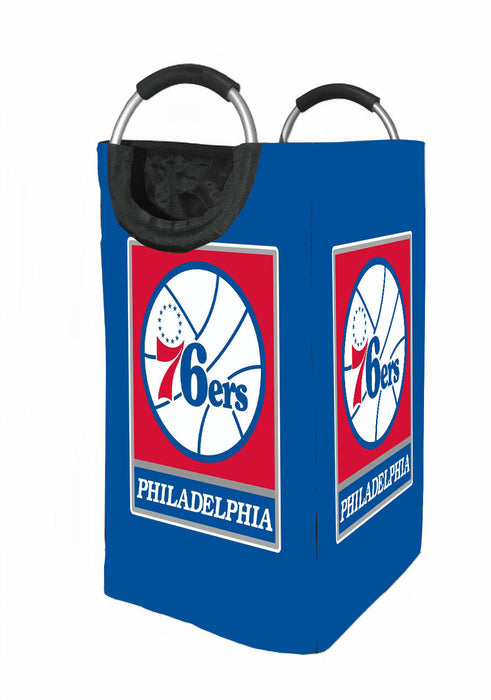 square logo philadelphia 76ers Laundry Hamper | Laundry Basket