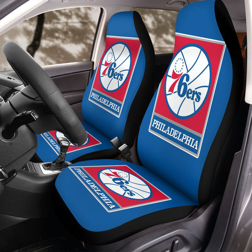 square logo philadelphia 76ers Car Seat Covers