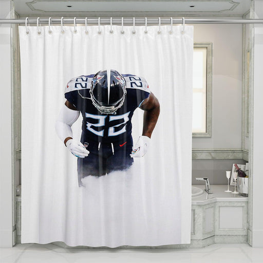 stand down football nfl player shower curtains