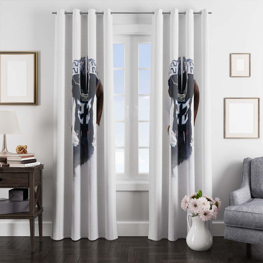 stand down football nfl player window Curtain