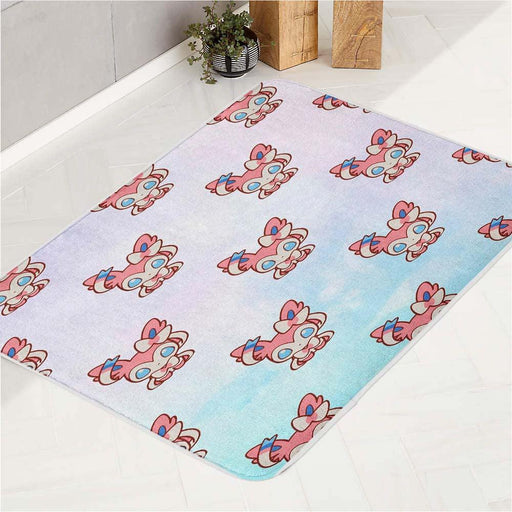 sylveon pink species pokemon bath rugs