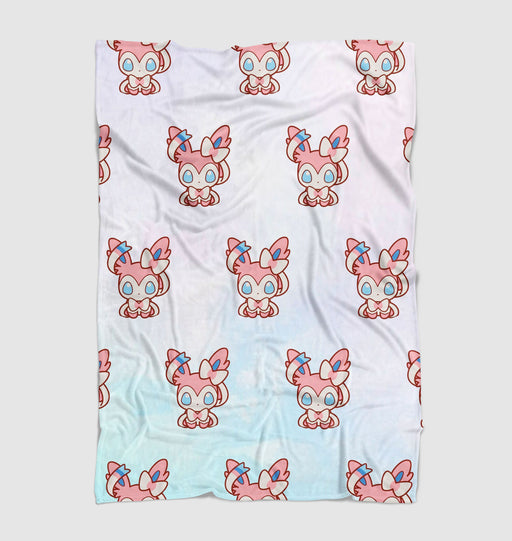 sylveon pink species pokemon Ultra soft fleece blanket