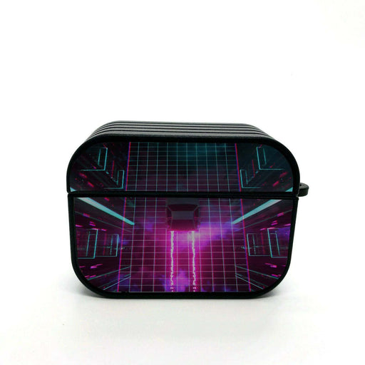 synthwave car cyberpunk airpods case