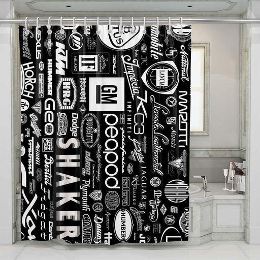 top skate brand shower curtains