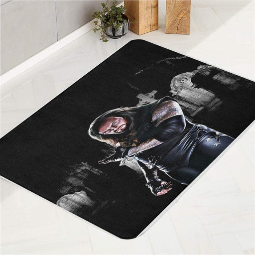 the undertaker darkness scary bath rugs