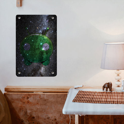 stars space animated series Poster Metal print wall art