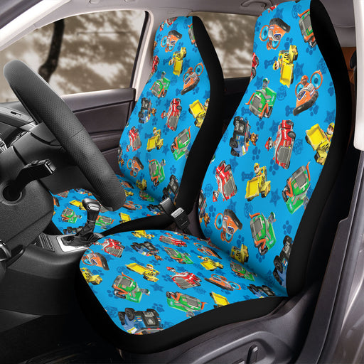 they cars paw patrol nickelodeon Car Seat Covers