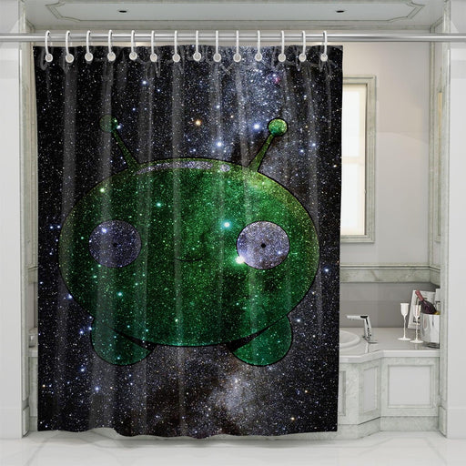 stars space animated series shower curtains