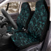 technology geometric line glowing Car Seat Covers