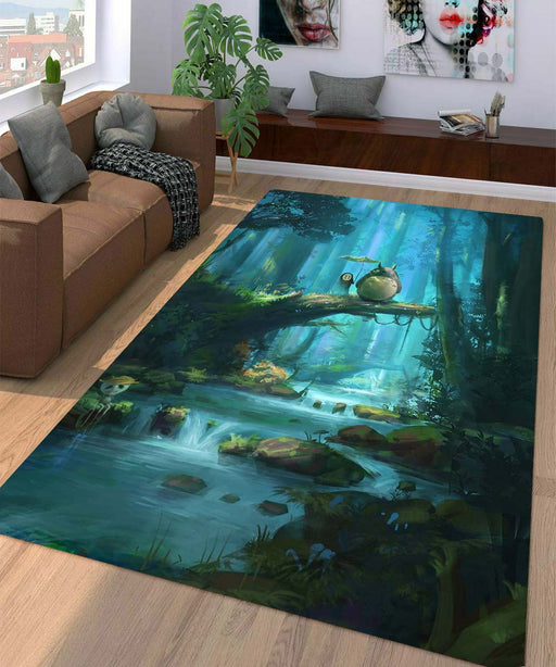 totoro x spirited away Living room carpet rugs