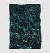 technology geometric line glowing Ultra soft fleece blanket