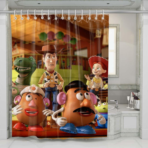 toy story character shower curtains