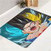 three fusion of goku dragon ball bath rugs