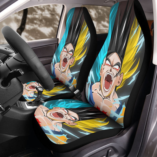 three fusion of goku dragon ball Car Seat Covers