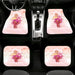throne pink diamond Car floor mats Universal fit