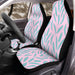 textured green leaf vaporwave Car Seat Covers